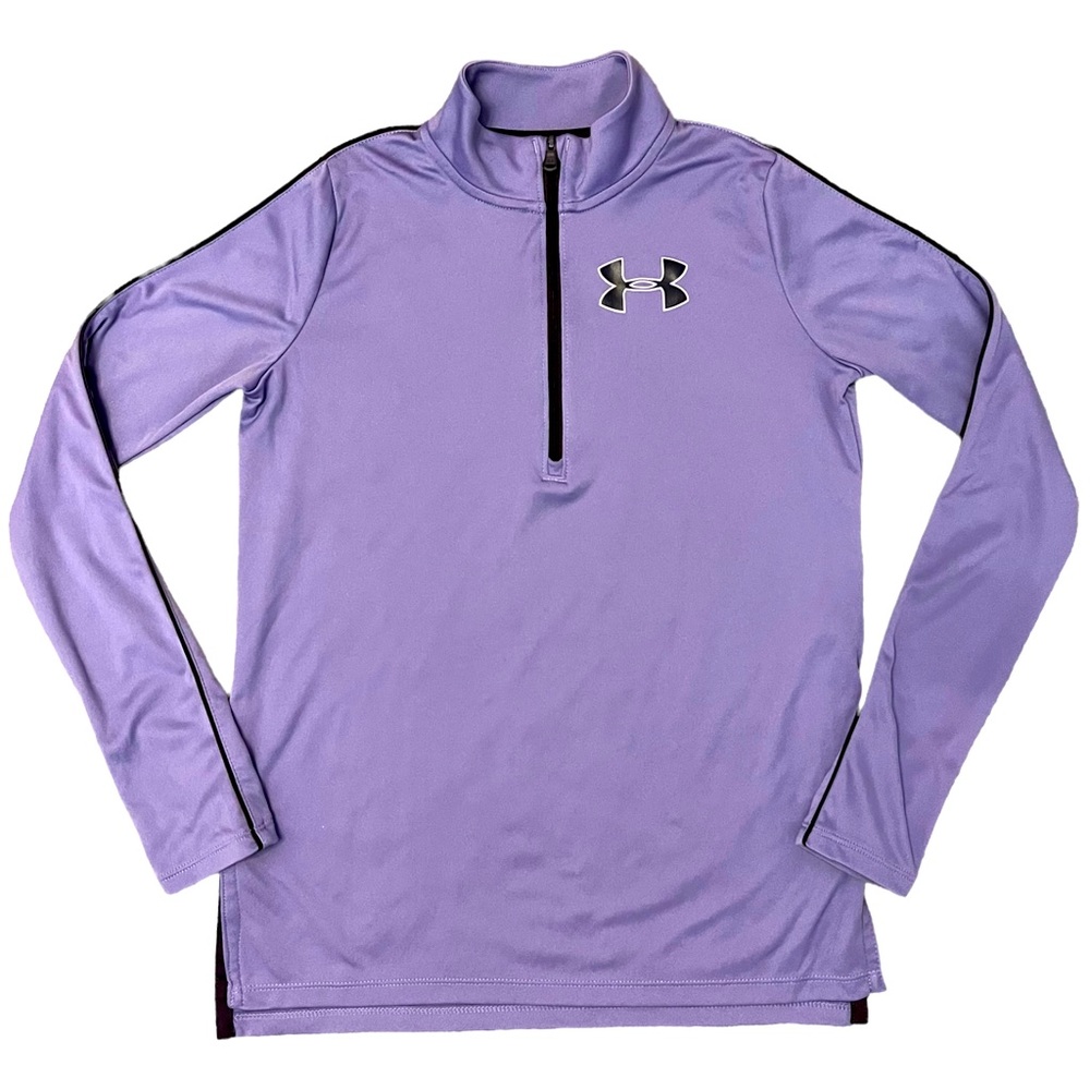 Under Armor Tech Graphic 1/2 Zip Loose HeatGear Pullover (YLG)